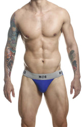 Jockstrap fétichiste classique MaleBasics MBL107 MOB 3 pouces Couleur Royal